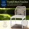 Best Choice Products Set of 2 Indoor/Outdoor Aluminum Woven Side Dining Chairs w/ All-Weather Rope